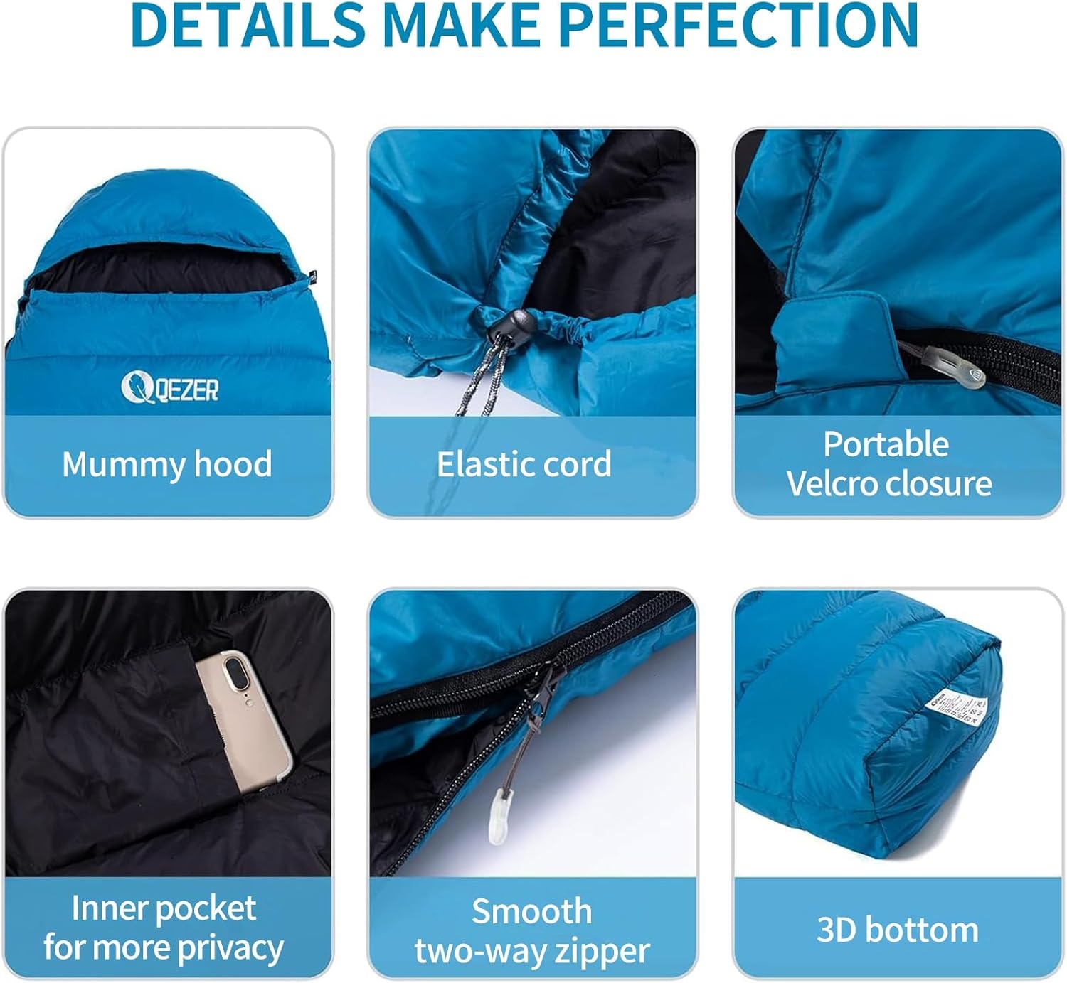 Lichte Donsslaapzak 4 Seizoenen - 34% Korting