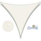 Zonnezeil Driehoek Wit 4x4x4m Waterdicht - 33% Korting!