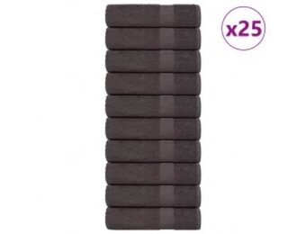 vidaXL Antraciete Douchehanddoeken 50 st. - 35% Korting!