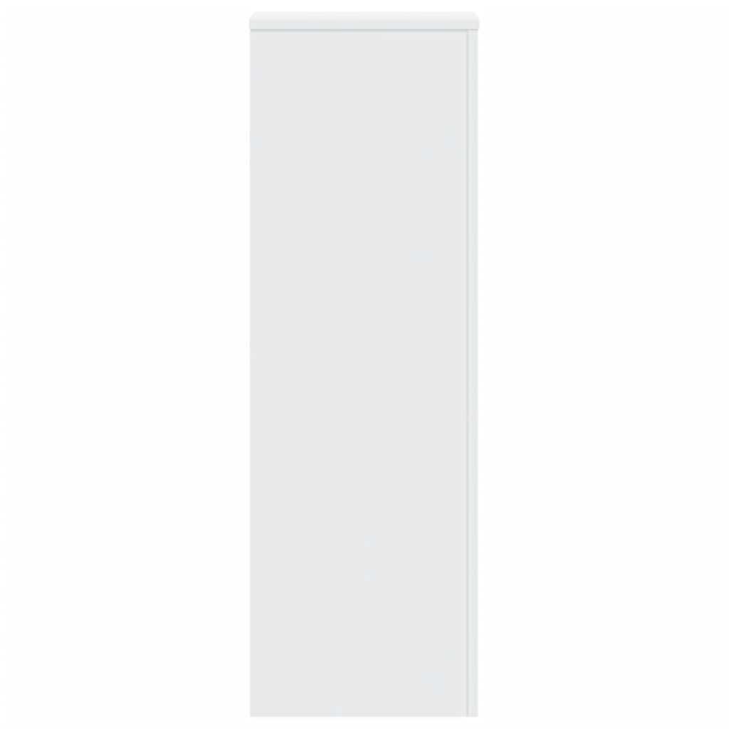 Plantenstandaard Bewerkt Hout Wit (33x100 cm) - 34% Korting