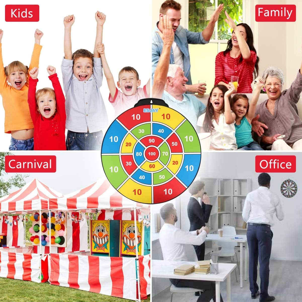 Magnetisch Dartbord Set 45,7 cm - 52% Korting!