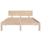 vidaXL Grenenhouten Bedframe 140x200 cm - 34% Korting!