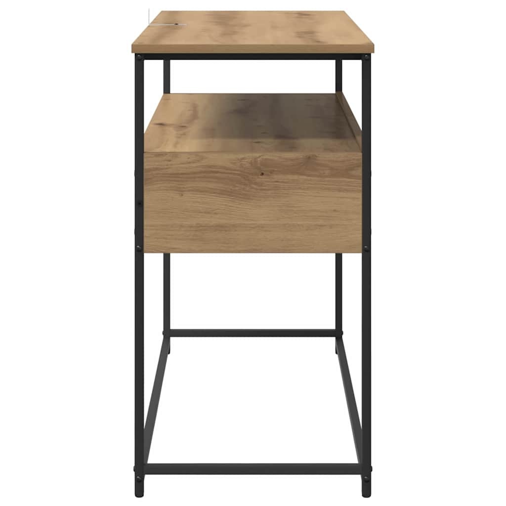 vidaXL Wandtafel Artisan Eiken 100x40x75cm - 29% Korting!