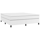 vidaXL Wit Kunstleren Bedframe 160x200 cm - 35% Korting!