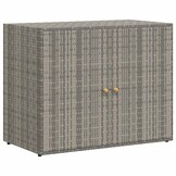 vidaXL Tuinkast Poly Rattan Grijs - 34% Korting