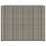 vidaXL Tuinkast Poly Rattan Grijs - 34% Korting