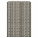 vidaXL Tuinkast Poly Rattan Grijs - 34% Korting