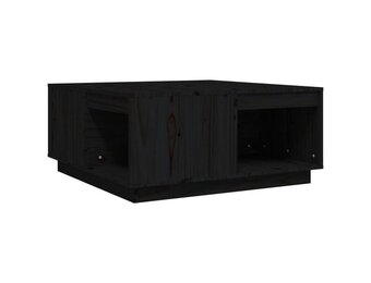 vidaXL Salontafel Grenenhout Zwart - 54% Korting!