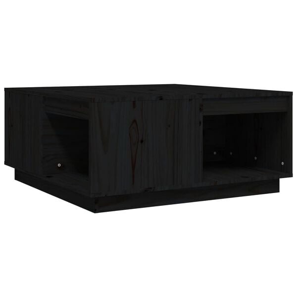vidaXL Salontafel Grenenhout Zwart - 54% Korting!