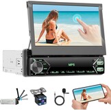 Hikity 1-DIN Autoradio met 7" Touchscreen & Bluetooth - 34% Korting