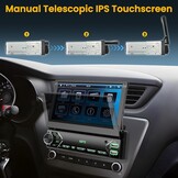 Hikity 1-DIN Autoradio met 7" Touchscreen & Bluetooth - 34% Korting