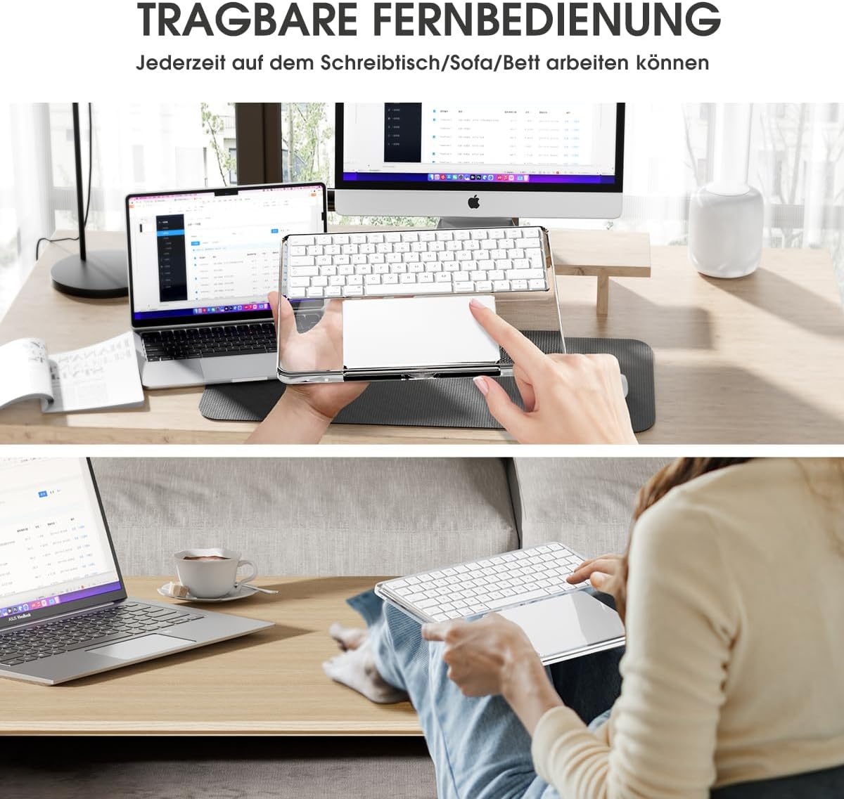 Acryl Toetsenbord & Touchpad Standaard voor Apple Magic (2/3 Gen) - 29% Korting
