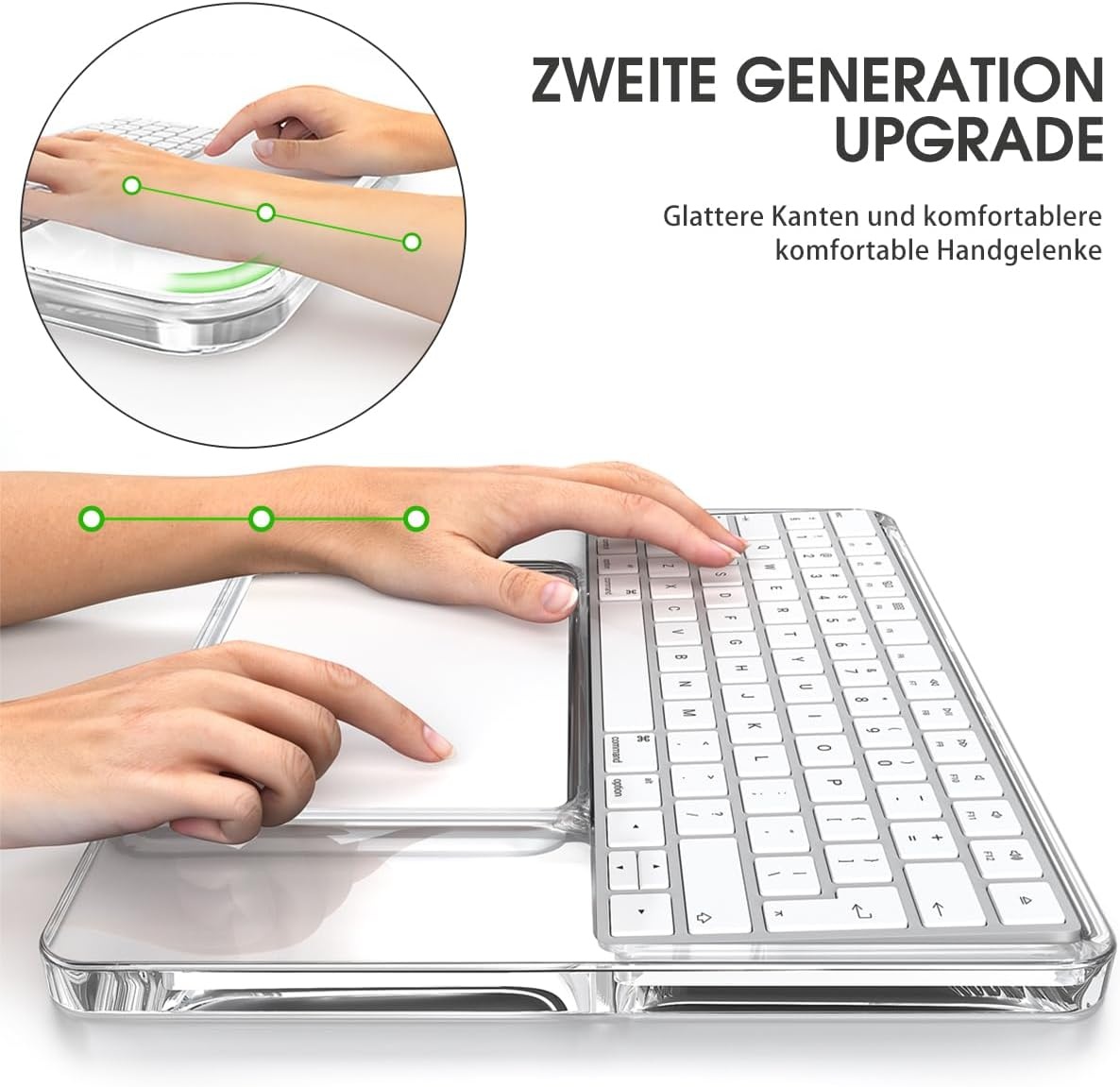 Acryl Toetsenbord & Touchpad Standaard voor Apple Magic (2/3 Gen) - 29% Korting
