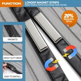 Magnetisch Horngordijn Deur Zwart 90x200cm - 32% Korting!