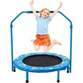 Opvouwbare Trampoline met Leuning Ø 91cm - 34% Korting!