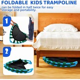 Opvouwbare Trampoline met Leuning Ø 91cm - 34% Korting!