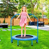 Opvouwbare Trampoline met Leuning Ø 91cm - 34% Korting!