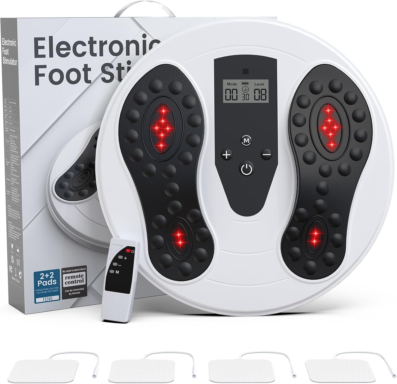 Doorbloedingsstimulator Voet/Been EMS/TENS/Roodlicht 30% Korting