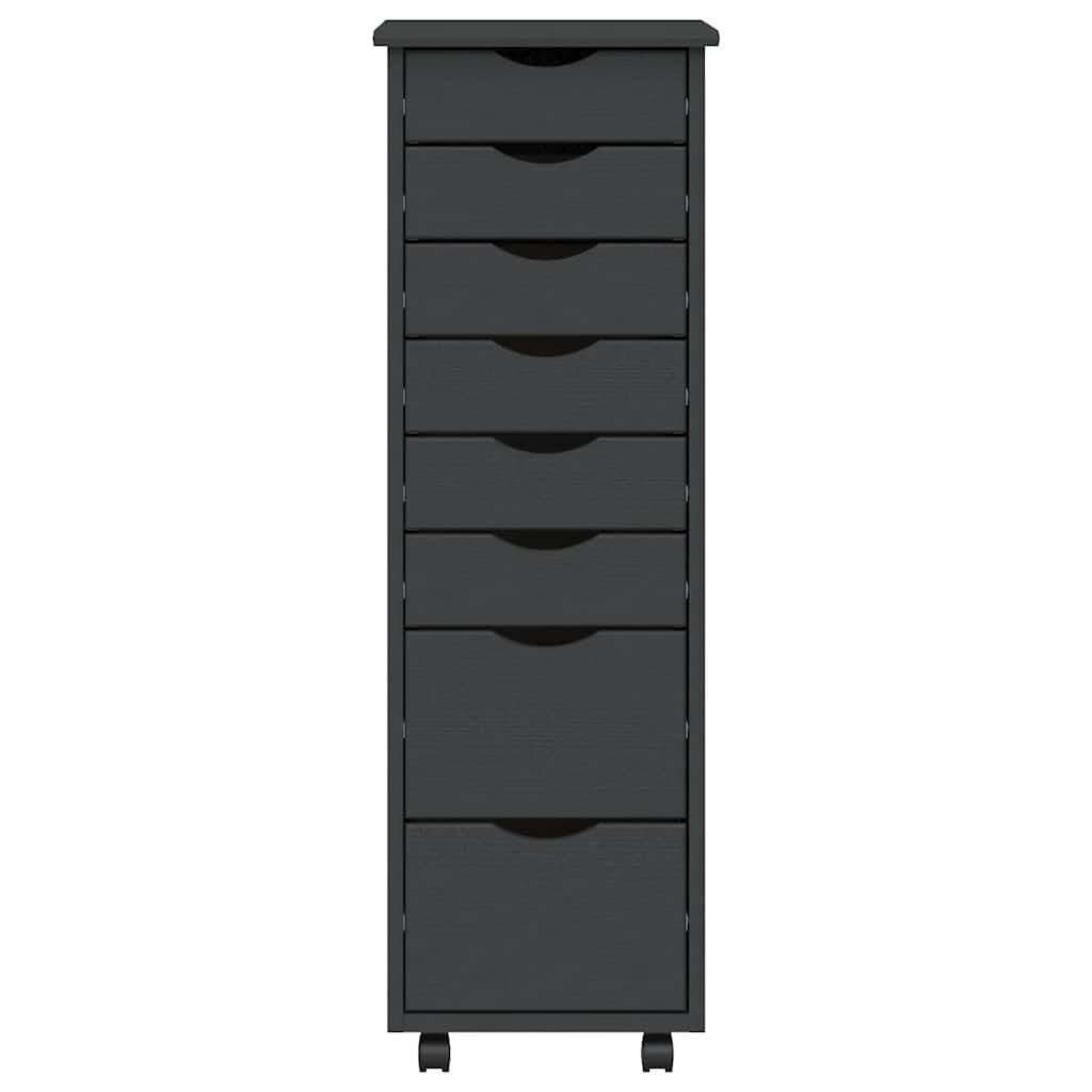 vidaXL Ladekast MOSS - 8 Lades - Grijs Grenenhout (59% Korting)