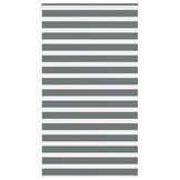 vidaXL Zebra Rolgordijn Donkergrijs 135x200 cm - 52% Korting