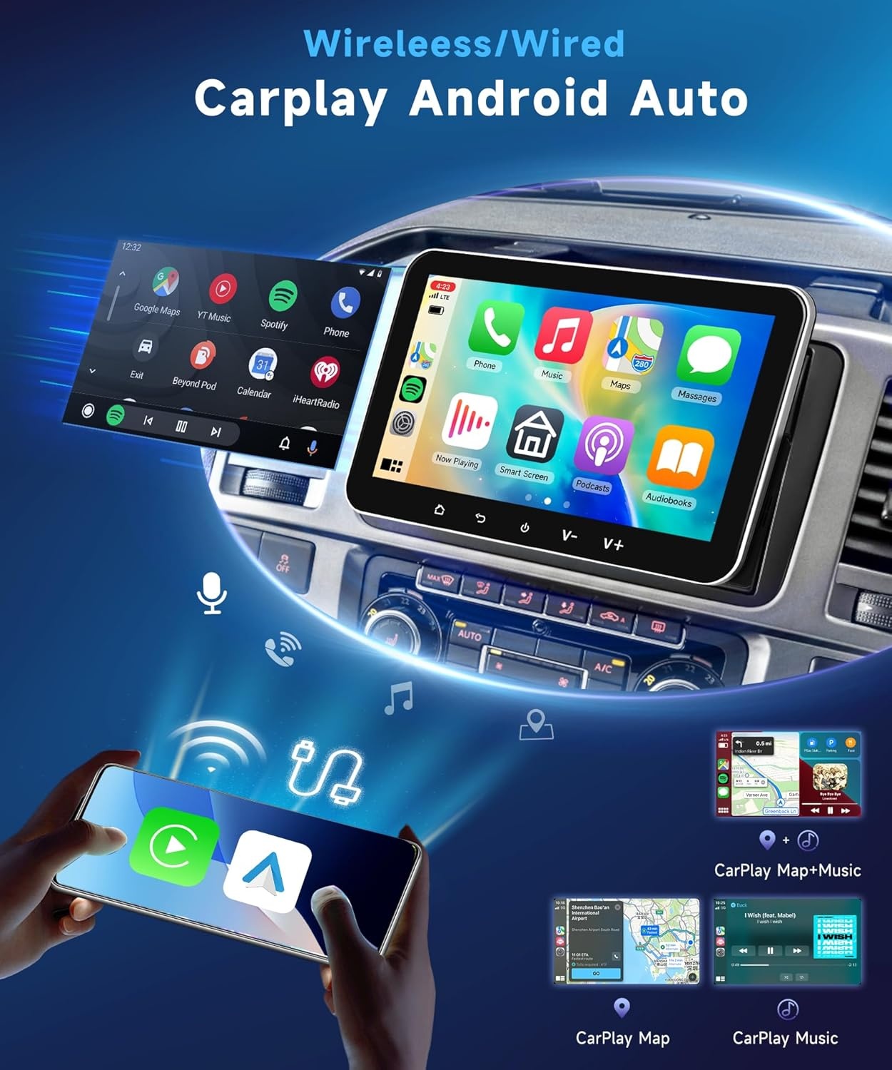 2DIN Android Autoradio met 7" Scherm & Navigatie - 34% Korting