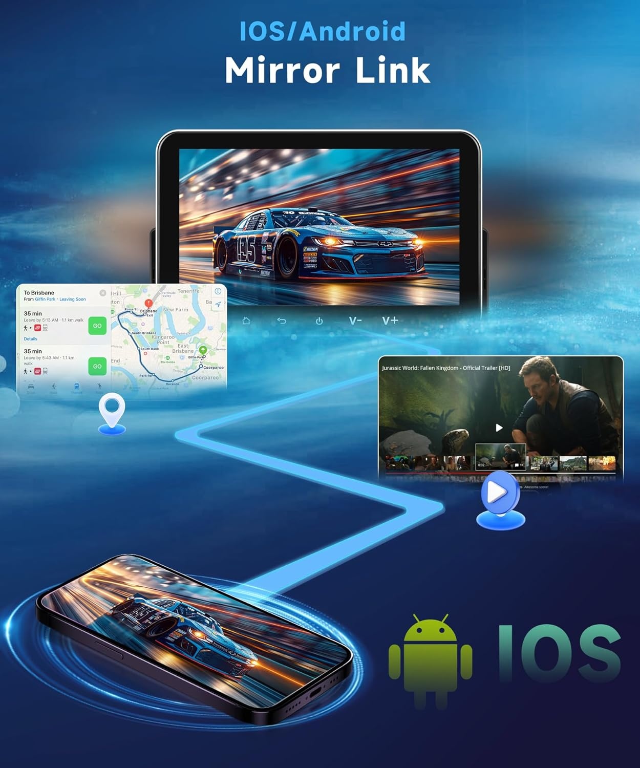 2DIN Android Autoradio met 7" Scherm & Navigatie - 34% Korting