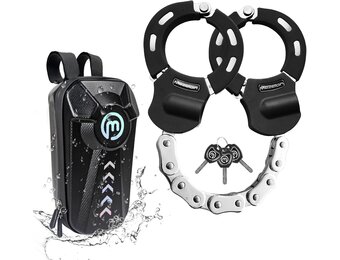 Diefstalbeveiliging Kettingslot + Tas (4 Kleuren) - 29% Korting