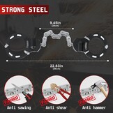 Diefstalbeveiliging Kettingslot + Tas (4 Kleuren) - 29% Korting