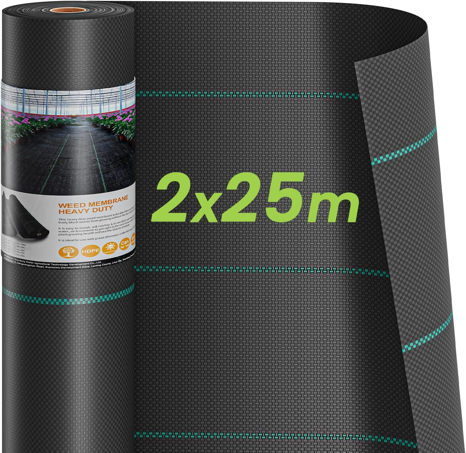 Dripex Anti-worteldoek 90g/m² - 2x25m - 28% Korting