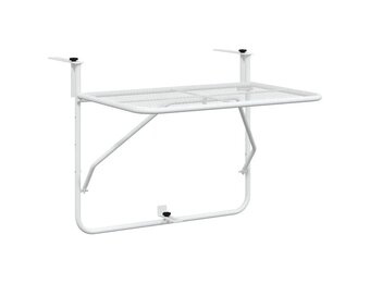 VidaXL Balkontafel Staal Wit 60x40 cm - 34% Korting!