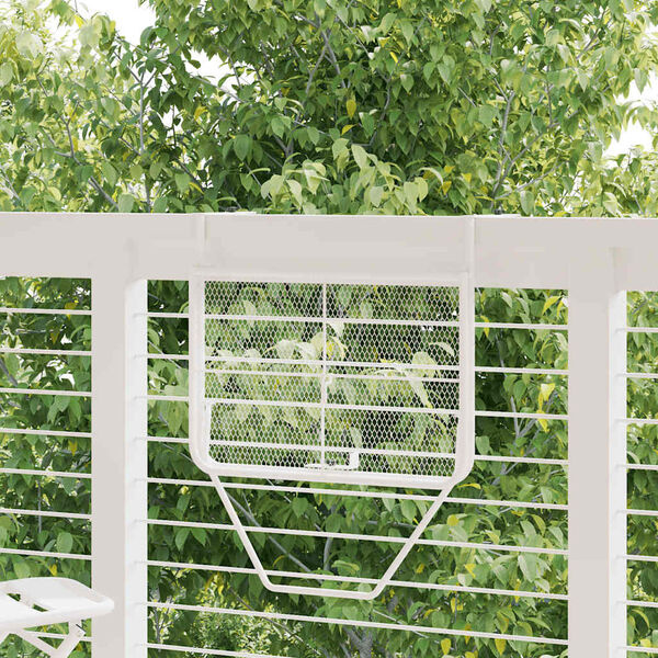 VidaXL Balkontafel Staal Wit 60x40 cm - 34% Korting!