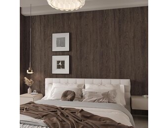 TOTIO Houtnerf Folie Beuken Donkerbruin - 53% Korting