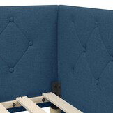 VidaXL Hoekbedframe Blauw - 30% Korting