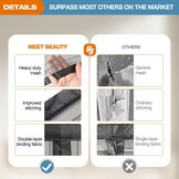 Magnetisch Horngordijn Zwart 90x200cm - 27% Korting!