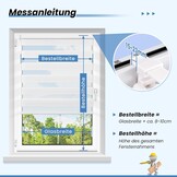 Dubbel Rolgordijn Wit 75x150cm - Flexibel Licht & Inkijk Bescherming (31% Korting)