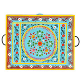 vidaXL Handgeschilderde Opbergbox Mangohout - 70% Korting!