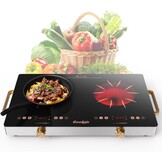 Cooksir Keramische Kookplaat 2 Zones - 30% Korting!