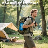 Lichte Donsslaapzak 820g 4-Seizoenen - 34% Korting