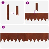 vidaXL Gazonranden Cortenstaal Bruin (20 Stuks) - 35% Korting