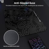 ATTACK SHARK Glazen Gaming Muismat (45x40cm) - 29% Korting