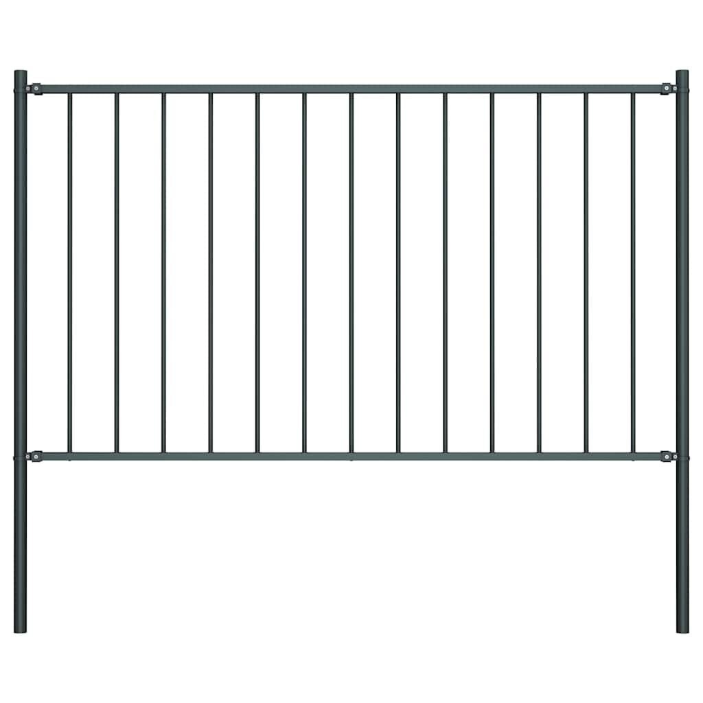 vidaXL Hekpaneel Staal Antraciet 1,7x1m - 34% Korting!