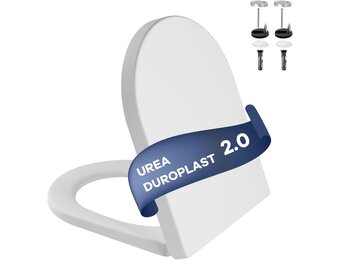 IDEALHOUSE D-vorm Toiletzitting Soft Close - 33% Korting