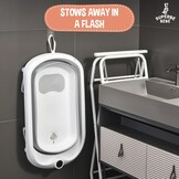 Opvouwbaar Babybad XXL met Onderstel & Thermometer (54% Korting)