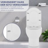 IDEALHOUSE D-vorm Toiletzitting Soft Close - 33% Korting