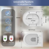 IDEALHOUSE D-vorm Toiletzitting Soft Close - 33% Korting