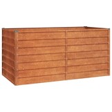 vidaXL Verhoogde Plantenbak 160x80x77cm Cortenstaal - 54% Korting