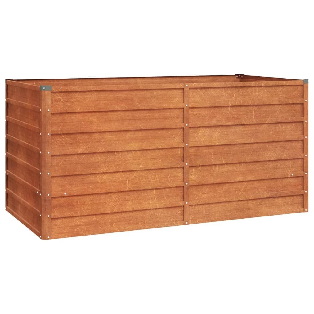 vidaXL Verhoogde Plantenbak 160x80x77cm Cortenstaal - 54% Korting