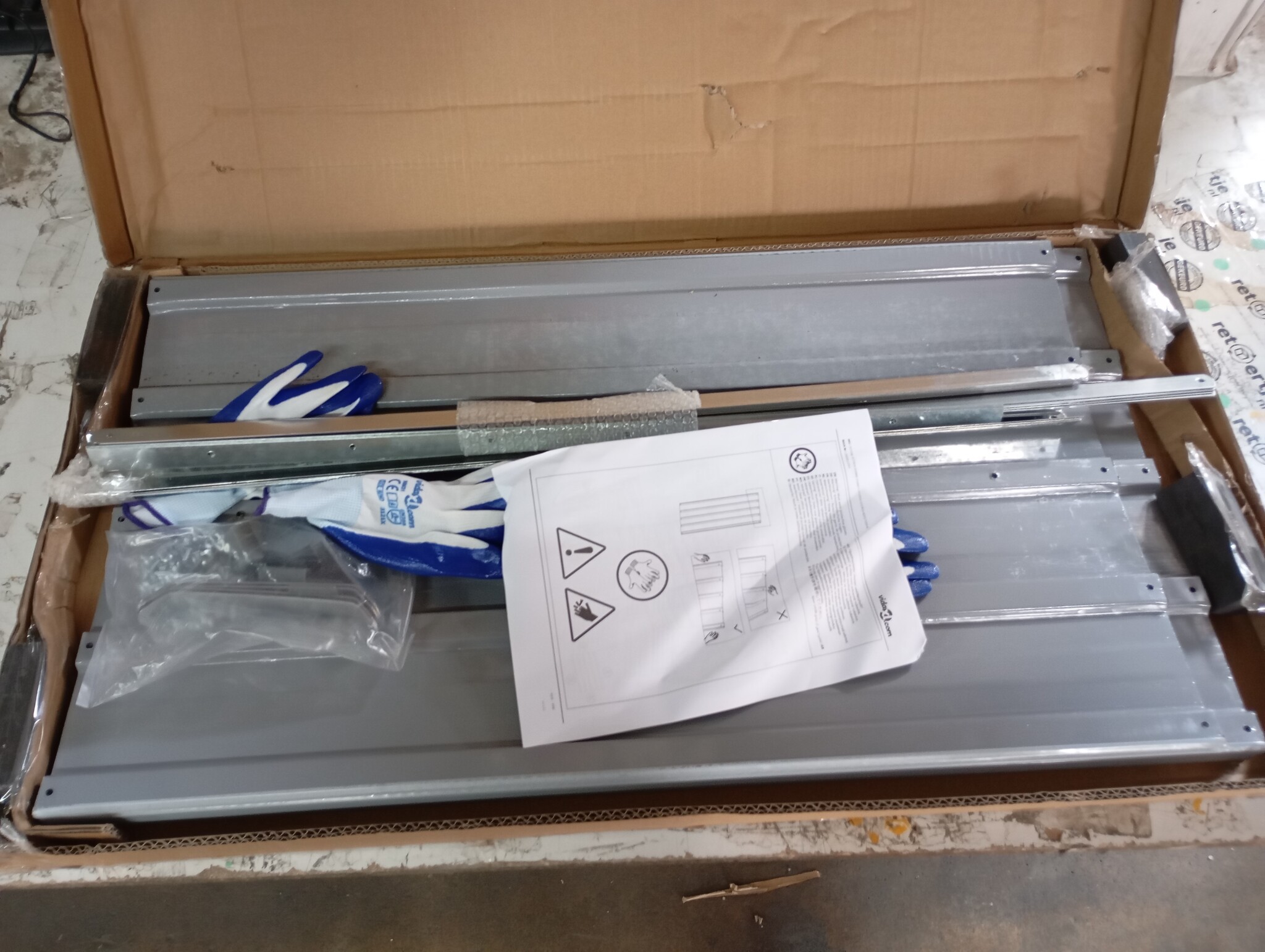 Verhoogde Plantenbak 240x80x77cm Grijs Gegalvaniseerd Staal - 54% Korting!