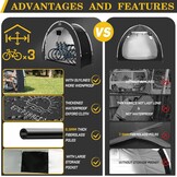 Waterdichte Fietsenstalling Tent - 29% Korting!