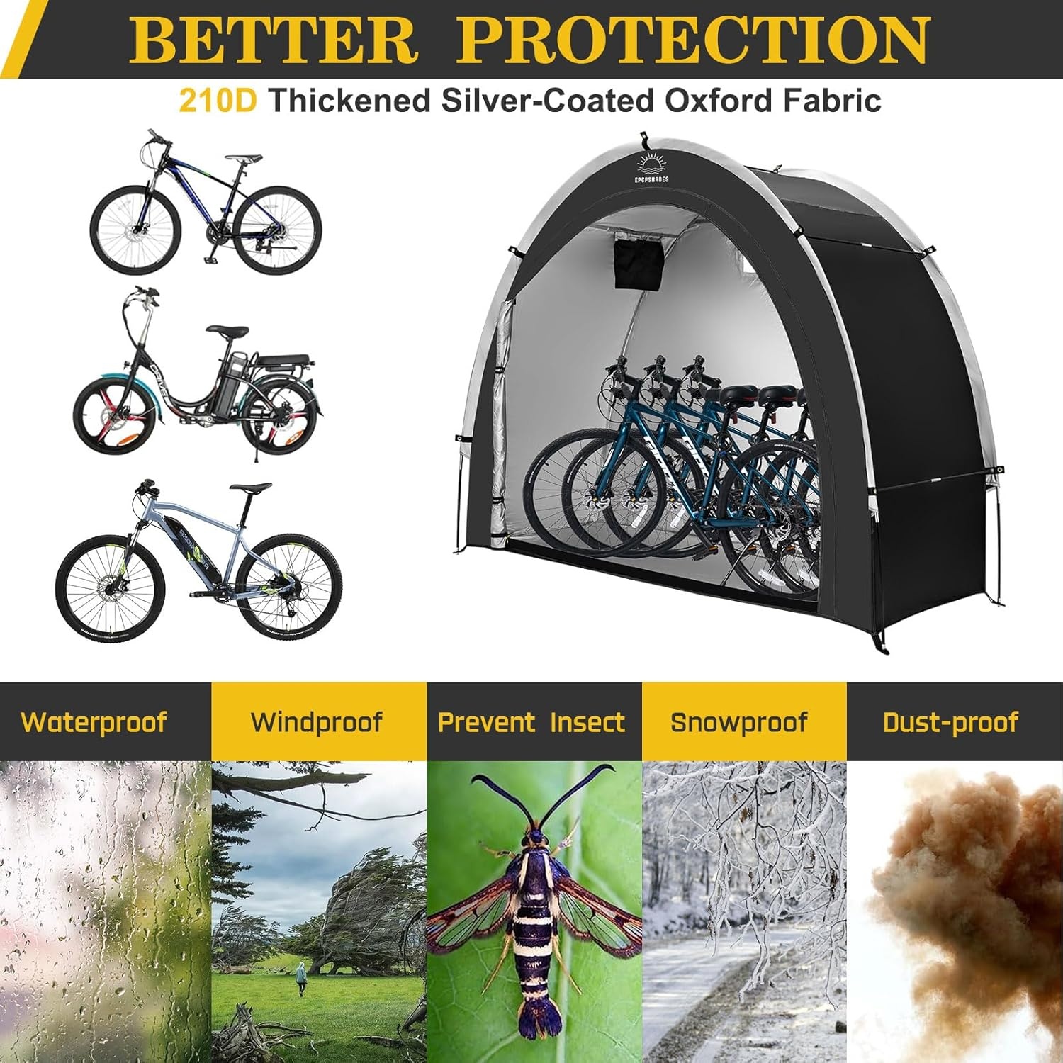 Waterdichte Fietsenstalling Tent - 29% Korting!